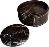 sérénité Brown Marble Coasters for Drinks