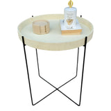 K-Berg Metal Base with Removable Tray Table (Beige)